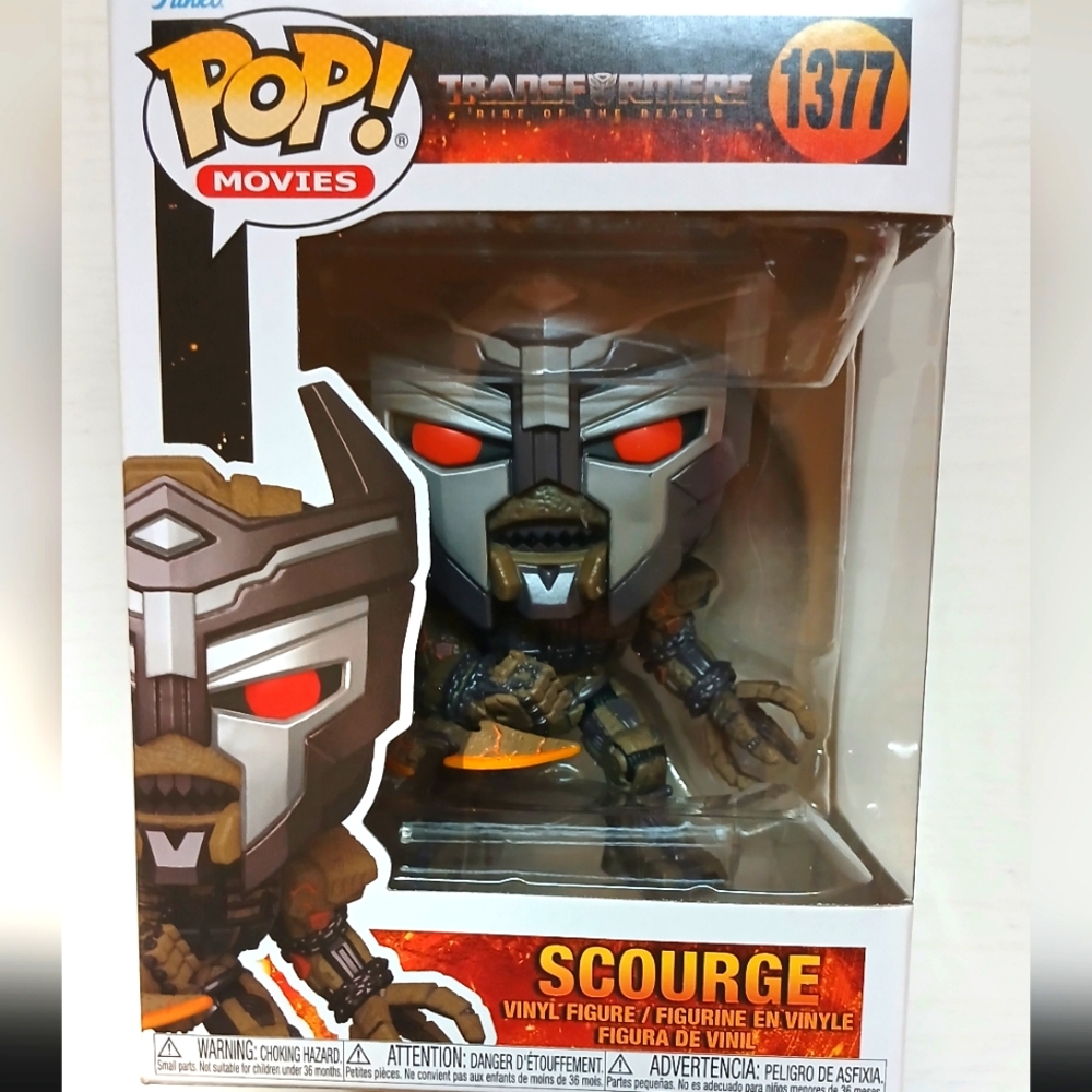 Funko Transformers Scourge Figure Gray Black